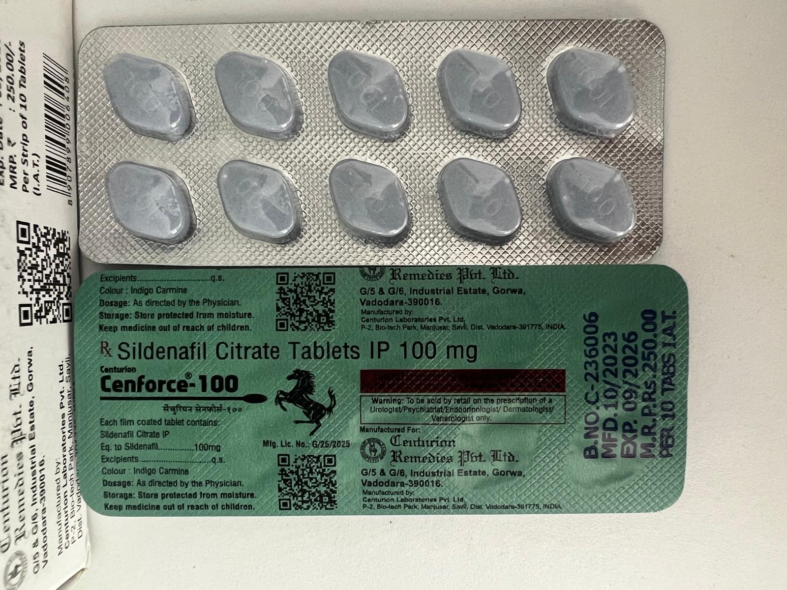 CENFORCE 100 mg