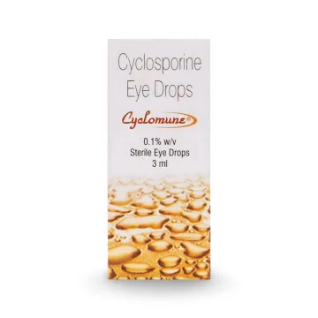 Cyclomune 0.1% 3 ml with Cyclosporine