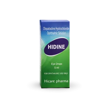 Hidine 0.1% 5 ml bottle