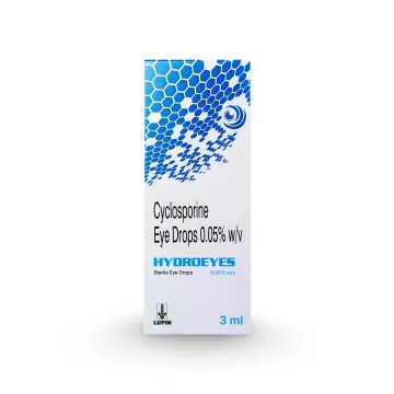 Hydroeyes 0.05% Eye Drop 3 ml with Cyclosporine