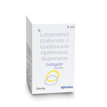 Lotegate 5 ml with Gatifloxacin + Loteprednol
