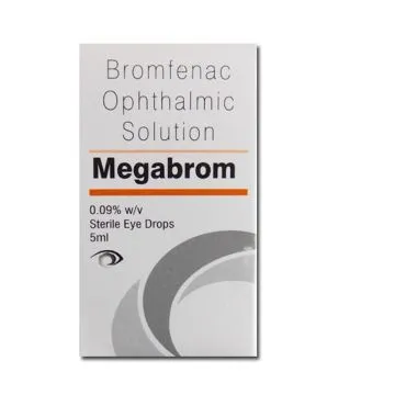 Megabrom Eye Drop 5 ml with Bromfenac and Benzalkonium Chloride