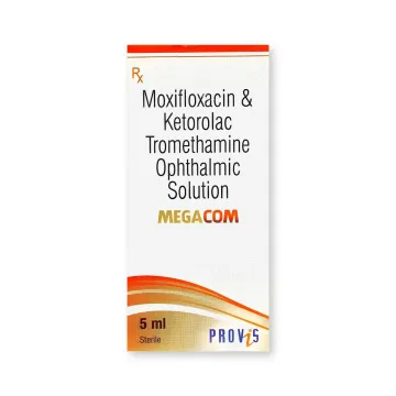 Megacom 5 ml with Ketorolac + Moxifloxacin