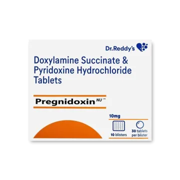 Pregnidoxin NU 10 Mg Tablet with Doxylamine & Pyridoxine