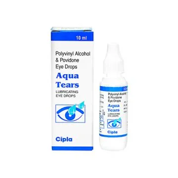 Aqua Tears 10 ml With Polyvinyl Alcohol, Povidone